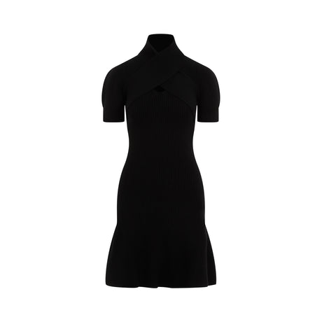 PATOU Exquisite Merino Wool and Cashmere Mini Dress