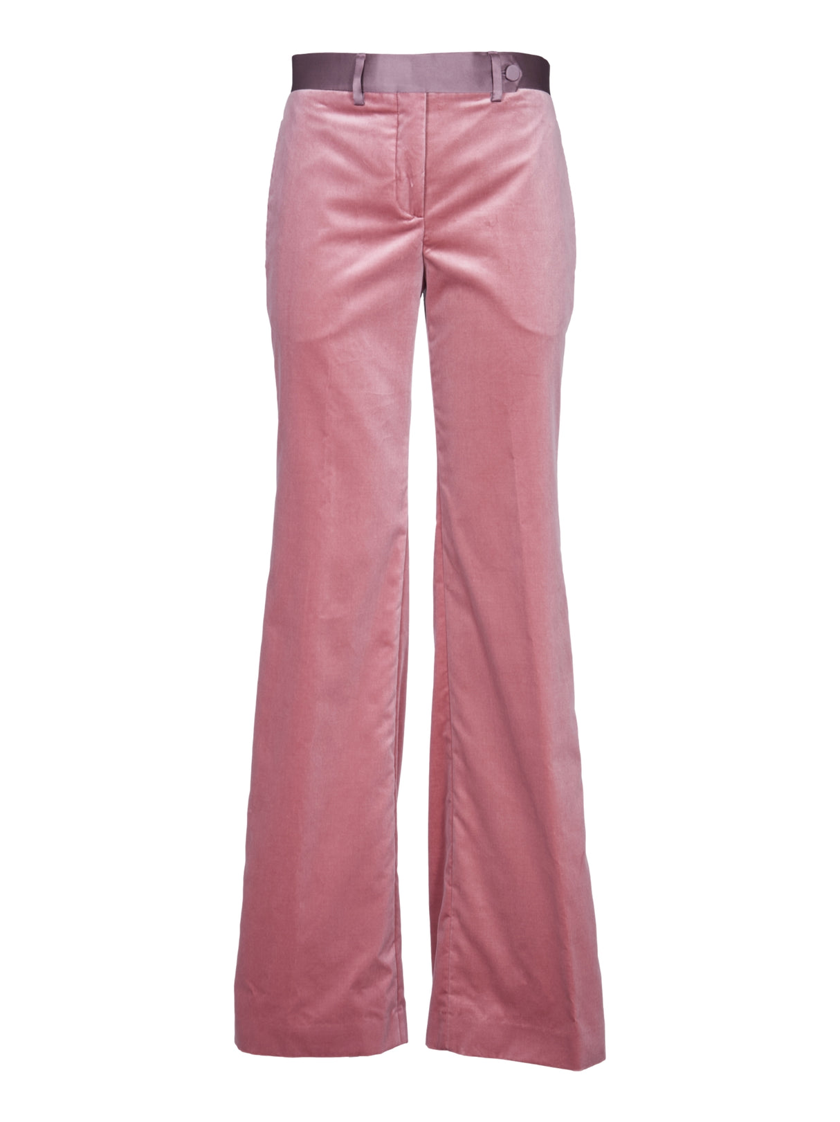 PAUL SMITH Elegant Velvet Trousers with Asymmetric Closure - Women's