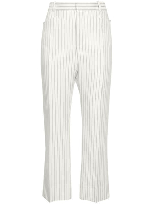 TOM FORD Stylish Wool Striped Trousers for Women