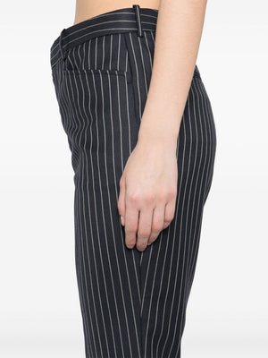 TOM FORD Stylish Wool Striped Trousers for Women