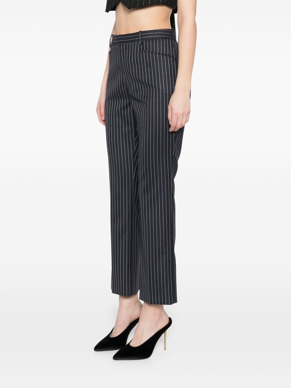 TOM FORD Stylish Wool Striped Trousers for Women