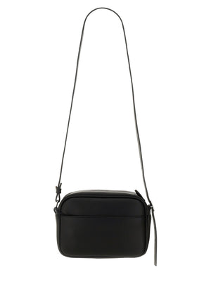 COURREGÈS Mini Classic Leather Crossbody Handbag