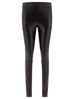 MAX & MOI Sleek Leather Trousers for Women