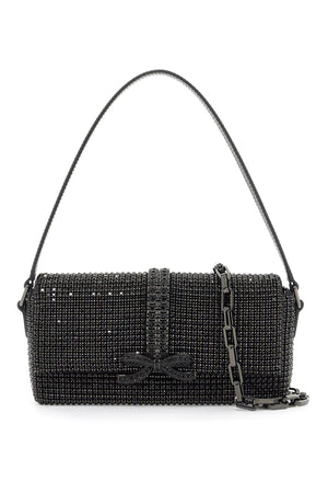 SELF-PORTRAIT Elegant Crystal Mesh Mini Handbag