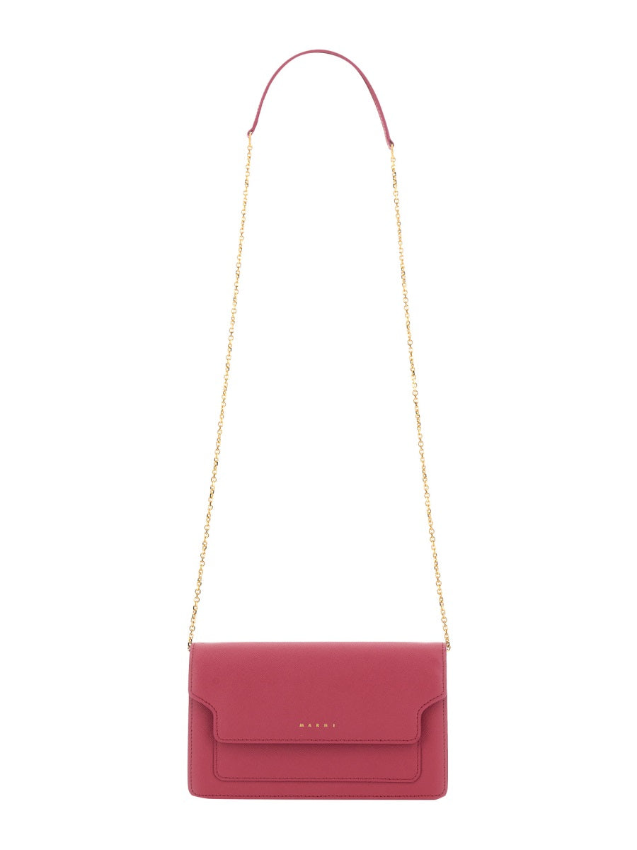 MARNI Mini Wallet with Chain Shoulder Strap