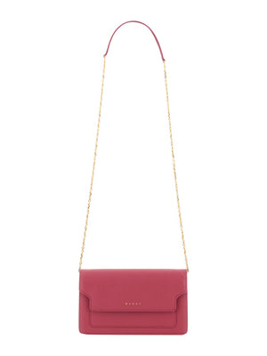 MARNI Mini Wallet with Chain Shoulder Strap