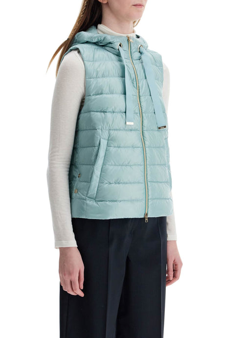 HERNO Lightweight Quilted Gilet with Hood