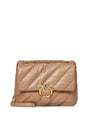 PINKO Large Quilted Shoulder Handbag