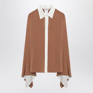 MAX MARA Fluid Fit Colour-Block Silk Shirt