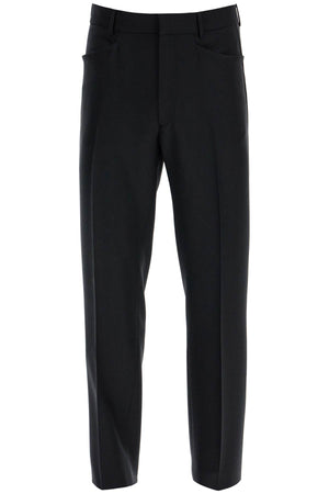 TOM FORD Regular Fit Wool and Silk Trousers