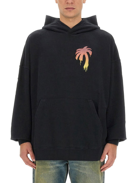 PALM ANGELS I Love Paint Oversized Sweatshirt (Size L)