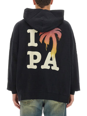 PALM ANGELS I Love Paint Oversized Sweatshirt (Size L)