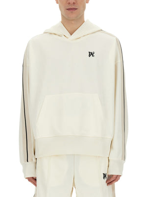 PALM ANGELS Monogram Regular Fit Sweatshirt - Size L