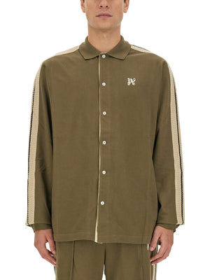 PALM ANGELS Monogram Shirt - Regular Fit, Size L