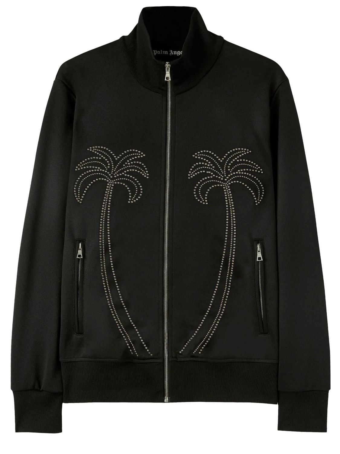 PALM ANGELS Studded Milan Track Jacket - Black