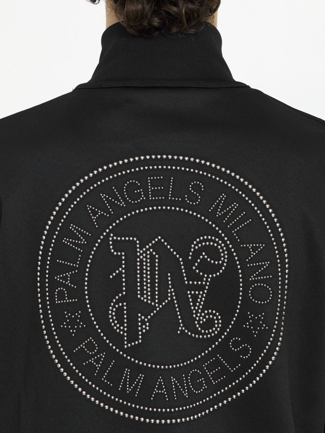 PALM ANGELS Studded Milan Track Jacket - Black