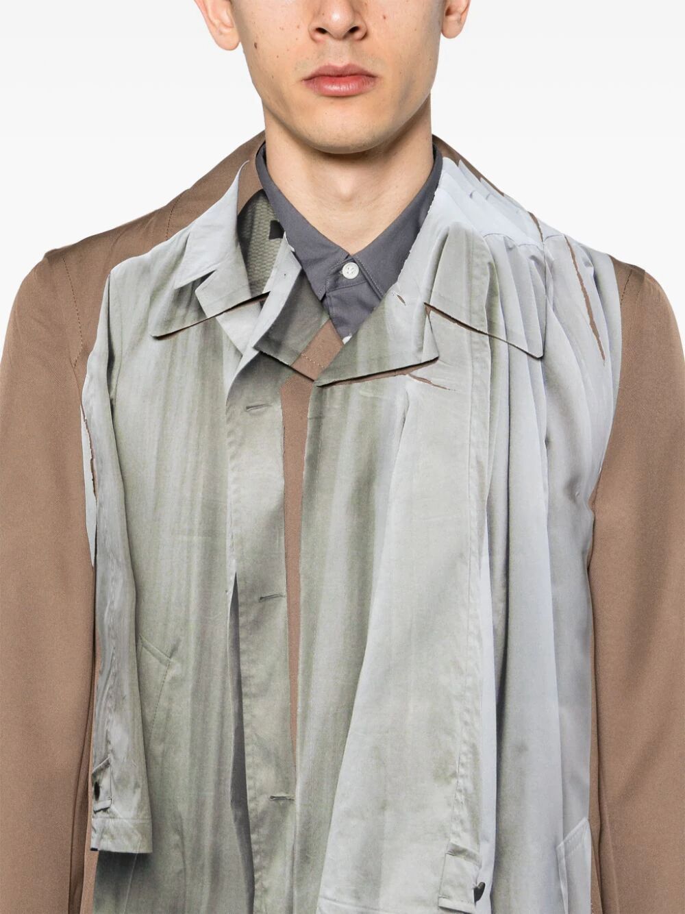 COMME DES GARÇONS HOMME PLUS Men's Mini Jacket for Spring/Summer 2024