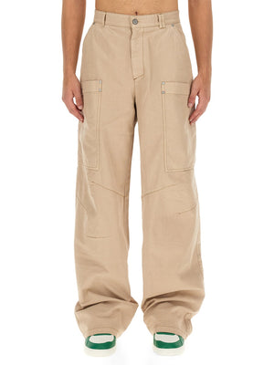 PALM ANGELS Men's Regular Fit Parachute Pants - Size 50