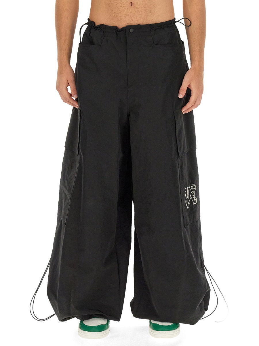 PALM ANGELS Oversized Parachute Pants - Size 48