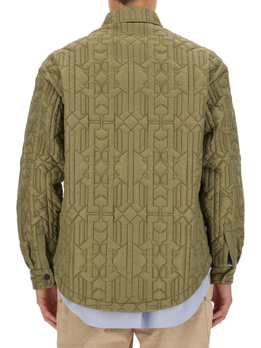 PALM ANGELS Monogram Shirt - Regular Fit, Size L