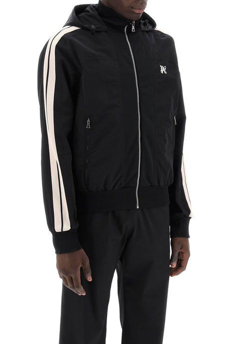 PALM ANGELS Hooded Bomber Jacket - Regular Fit