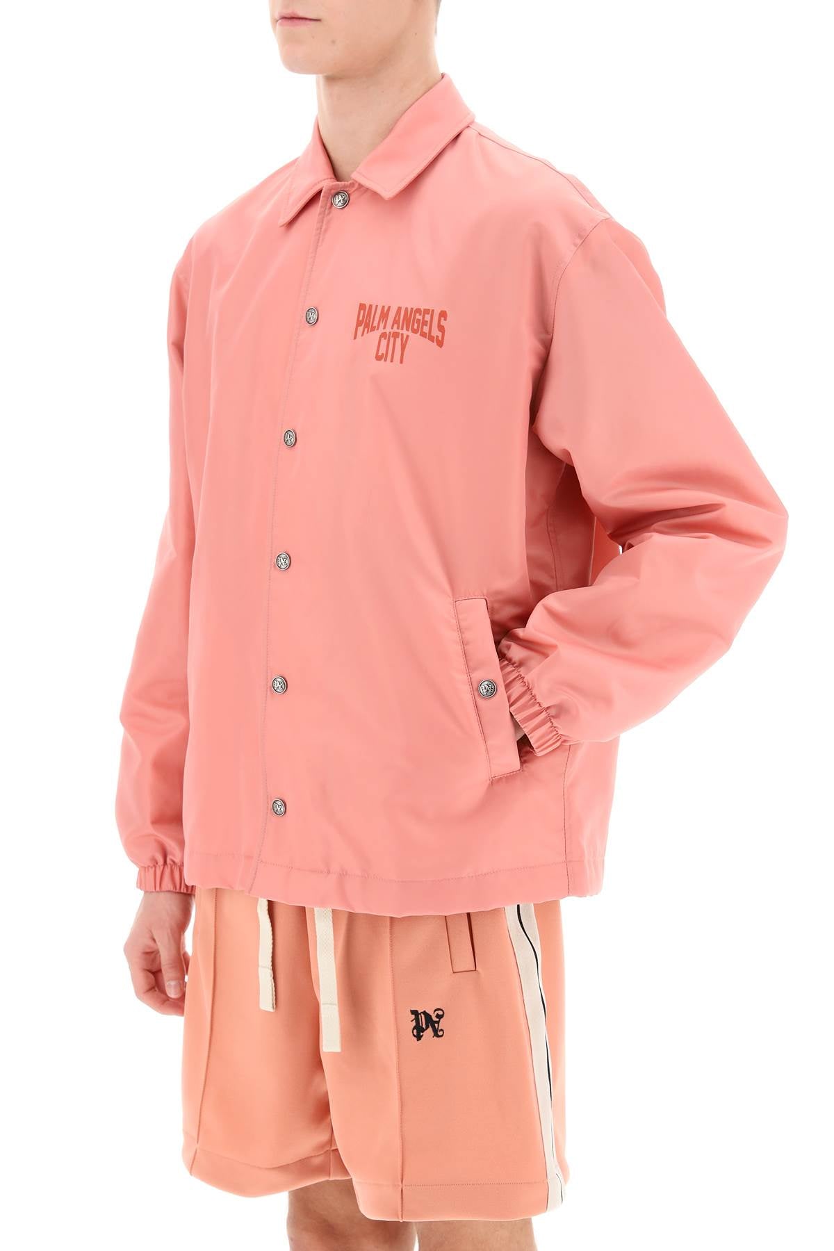 PALM ANGELS Relaxed Boxy Coach Jacket - Size IT 48