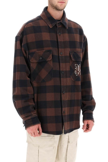 PALM ANGELS Monogram Cotton Overshirt for Men - FW23 Collection