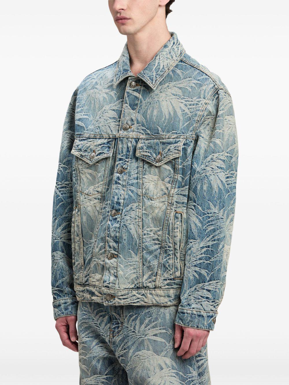 PALM ANGELS Stylish Slim Fit Denim Jacket for Men - Fall/Winter 2025