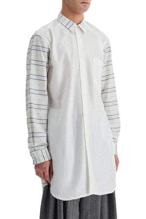 COMME DES GARÇONS HOMME PLUS Maxi Jacquard Shirt - Classic Elegance for Men