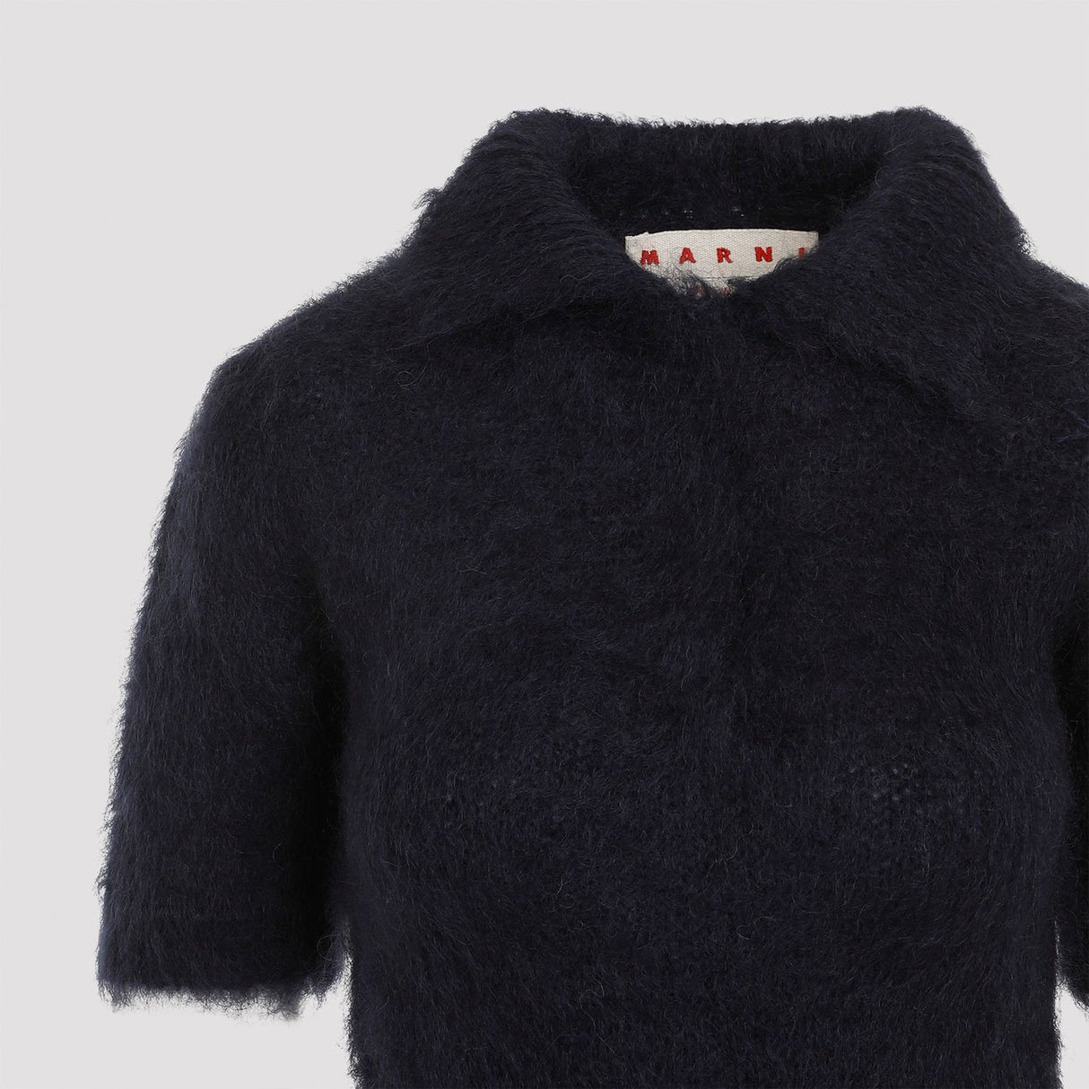 MARNI Polo Neck Mohair Blend Sweater