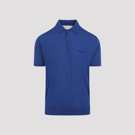 MARNI Men's Virgin Wool Polo