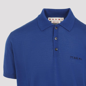 MARNI Men's Virgin Wool Polo