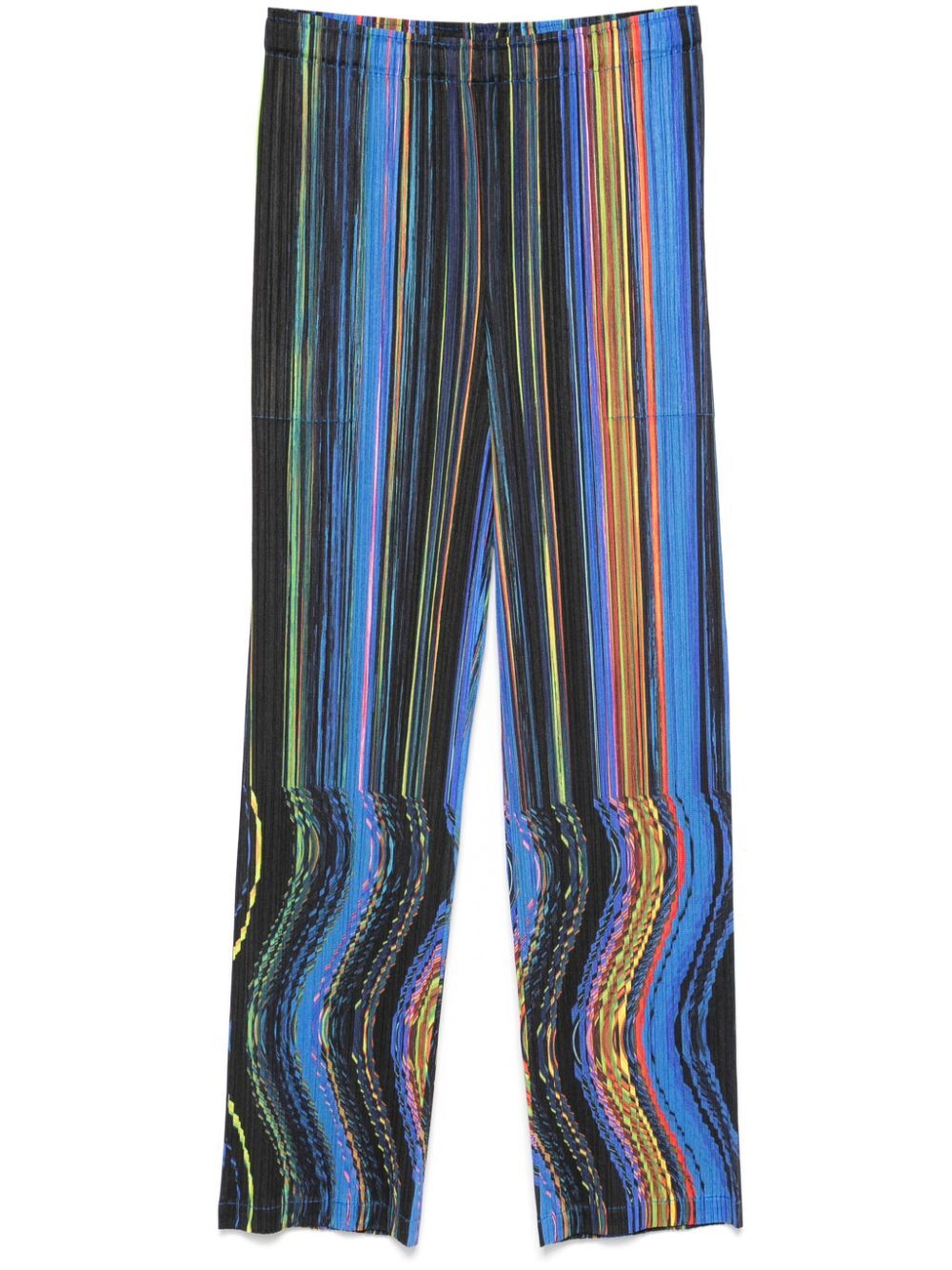 PLEATS PLEASE BY ISSEY MIYAKE WARP TROUSERS - PLEATED DESIGN