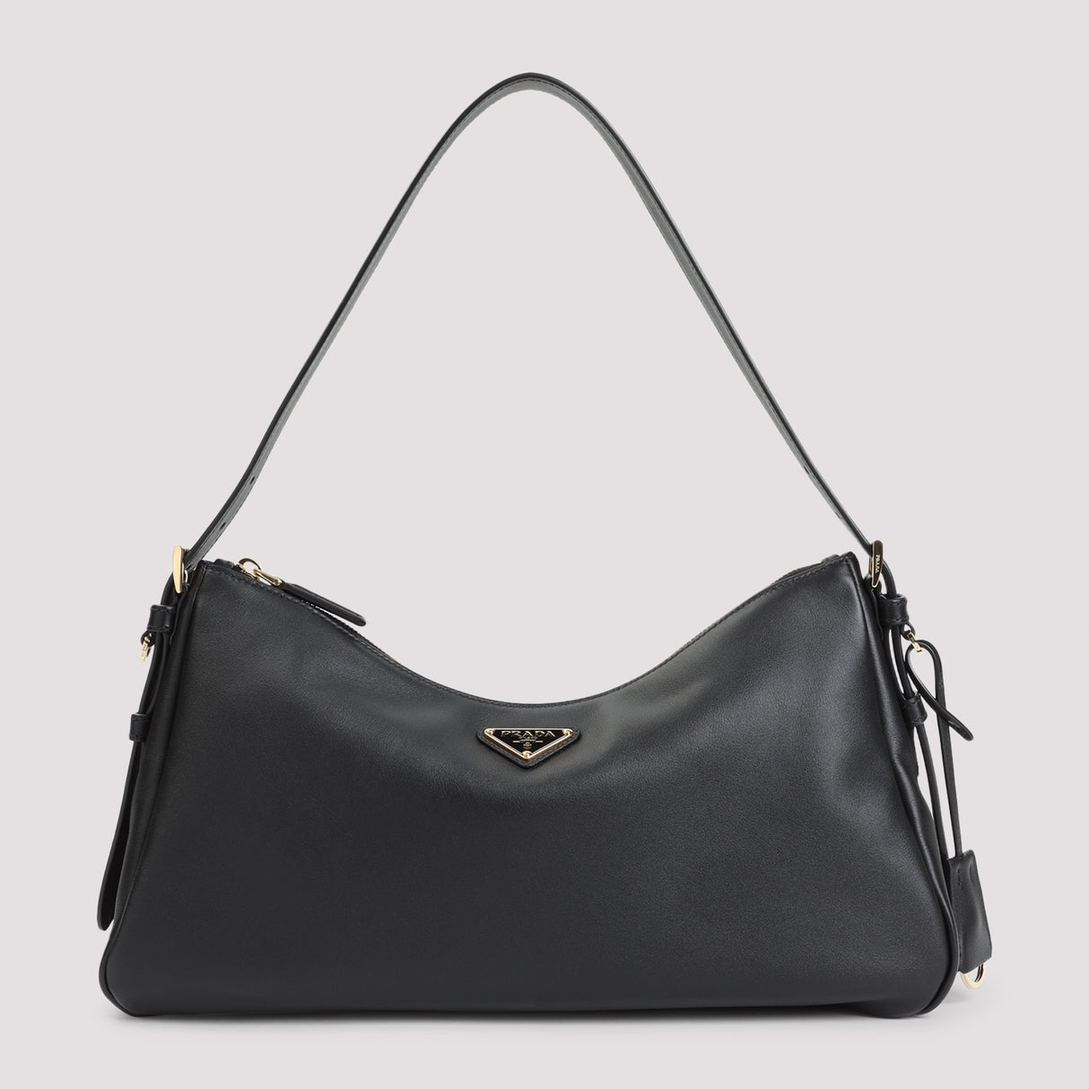 PRADA Elegant Black Mini Shoulder Handbag