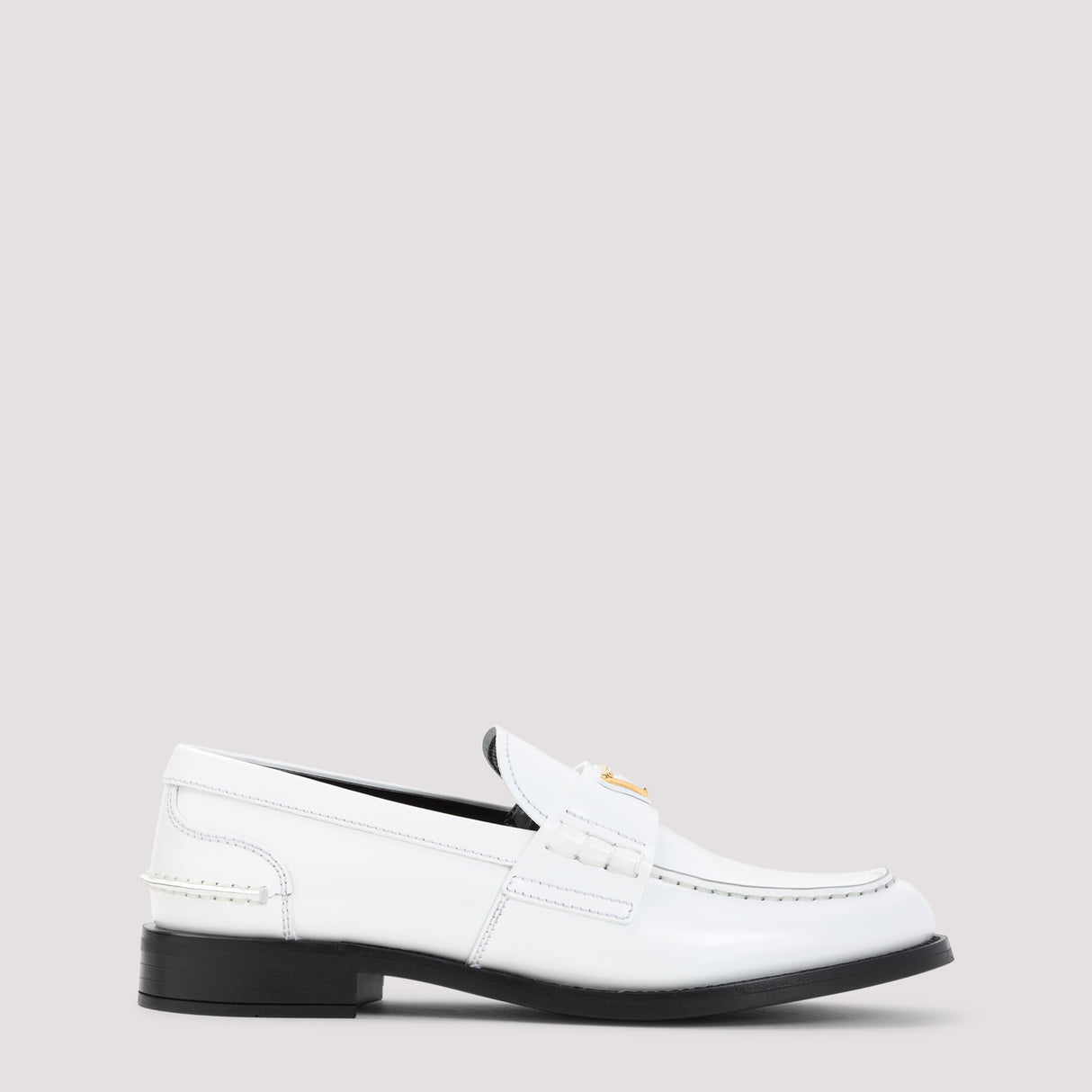 PRADA Elegant Leather Loafers for Women - Spring Summer 25