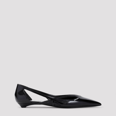 PRADA Elegant Leather Ballerinas for Women - Fall/Winter 24/25