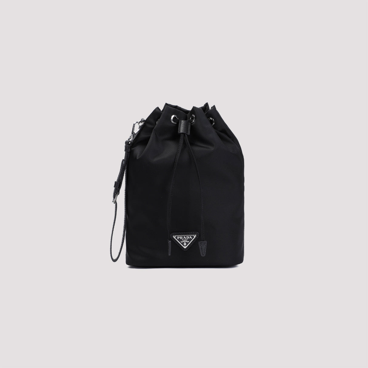 PRADA Mini Bucket Drawstring Handbag