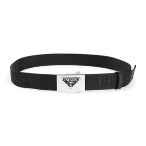 PRADA Premium Adjustable Belt with Signature Buckle