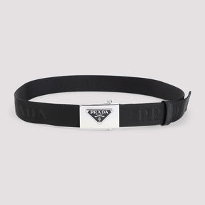 PRADA Premium Adjustable Belt with Signature Buckle