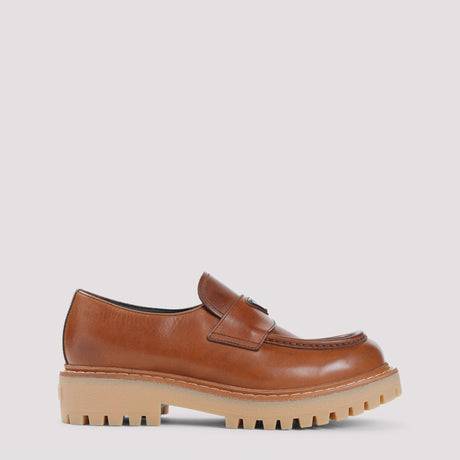 PRADA Luxurious 100% Leather Loafers