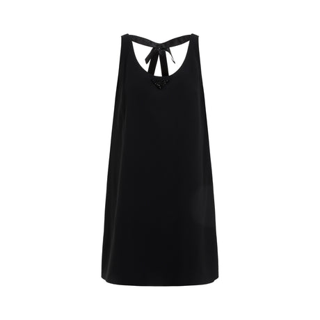 PRADA Elegant Mini Dress for Women - Fall Winter 24/25