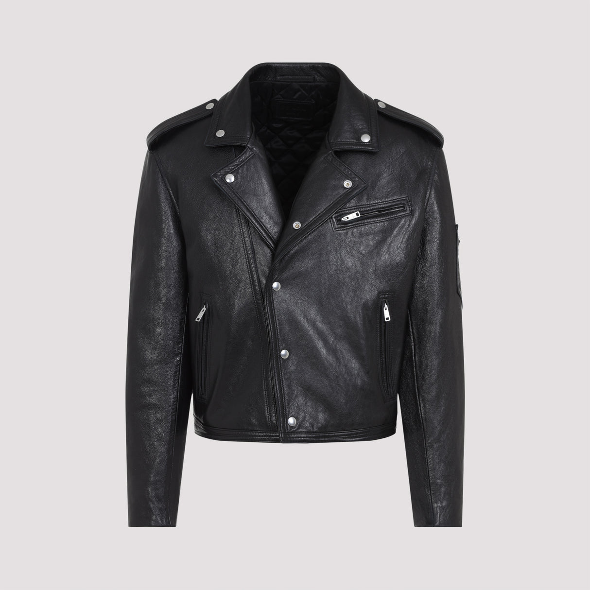 PRADA Luxury Goat Leather Jacket for Men - Spring Summer 25