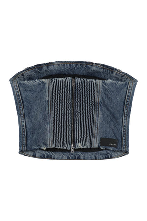 AMIRI Distressed Denim Top for Women