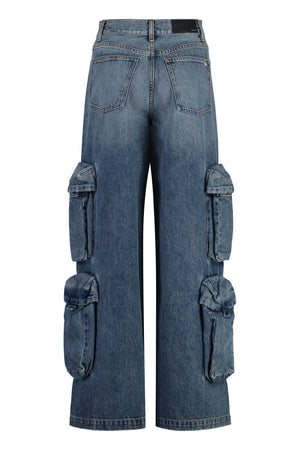 AMIRI Women's Cargo Jeans with Multiple Pockets and Metal Rivets - SS24 Collection