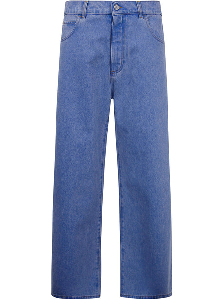 MARNI Wide Denim Pants for Men - SS25 Collection