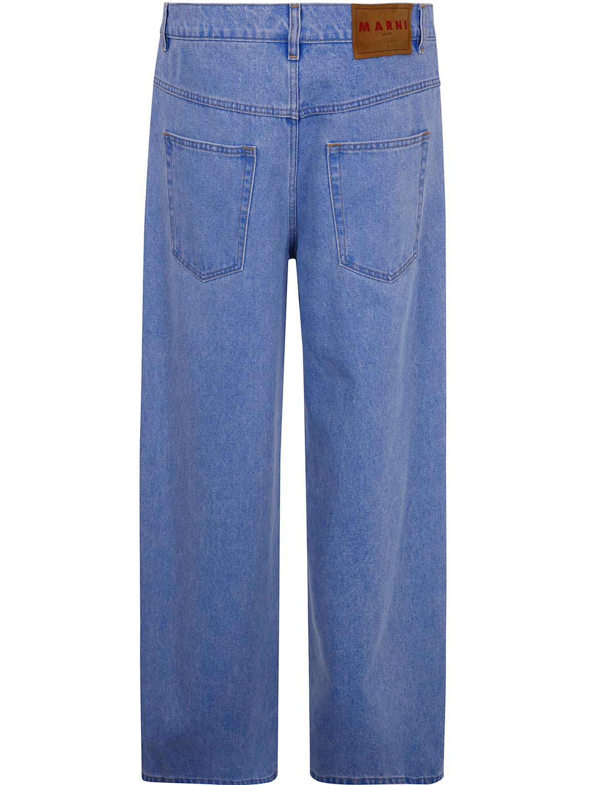 MARNI Wide Denim Pants for Men - SS25 Collection