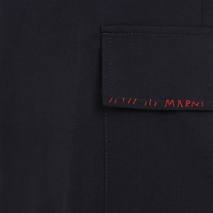 MARNI Tailored Virgin Wool Trousers for Men