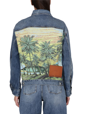 PALM ANGELS Sunrise Print Mini Jacket for Women