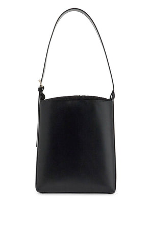 A.P.C. Mini Leather Crossbody Handbag with Adjustable Strap