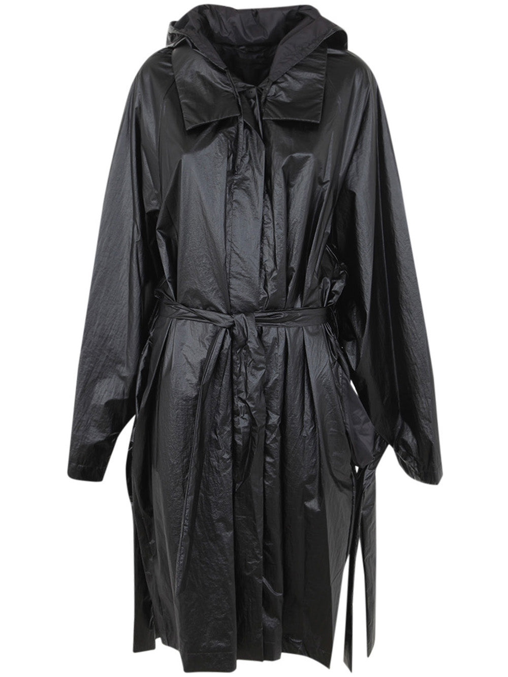 MARIA CALDERARA Oversized Hoodie Trench Wrap for Women